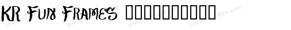 KR Fun Frames 2005字体转换